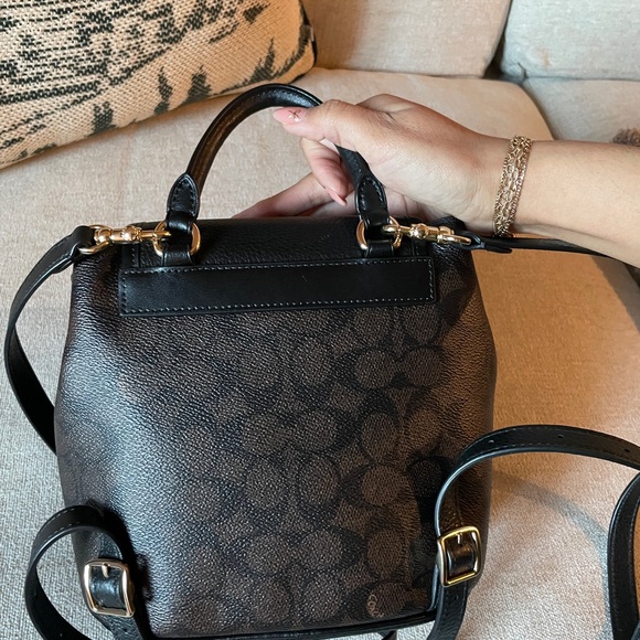 Coach Mini Hadley Backpack - Picture 6 of 9